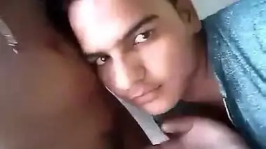 Desi Young Village Boy Sucking boobs