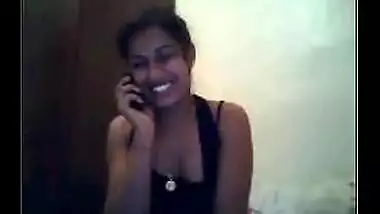 Horny Amateur Bangalore Girlfriend Having Phone Sex With Lover