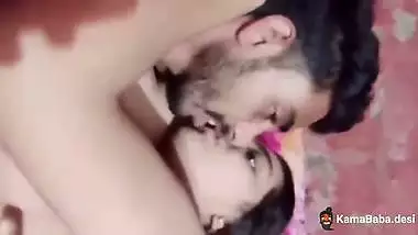 Romantic GF BF sex video of a skinny guy and his hot GF