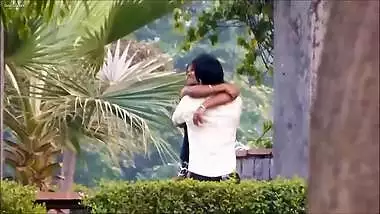 Lovers Caught Hugging & Kissing in Park