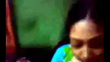 Desi breasty aunty carnal foreplay in advance of sex