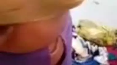 suganya aunty nude bath boobs pressed & rec by bf leaked mms