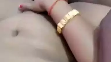 Desi rubbing pussy while fucking