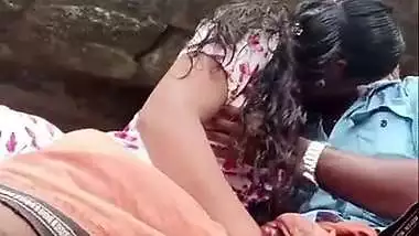 Tamil outdoor sex of a girl sucking lover’s dick