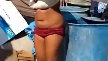 Bathing Village Girl Video