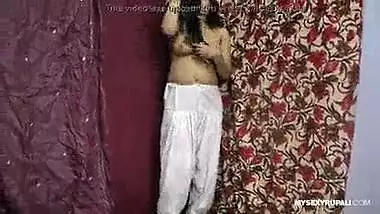 Rupali Taking Shalwar Off Rubbing Her Indian Pussy