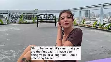Dirty YOGA Instructor Fucked me When He Saw my CamelToe