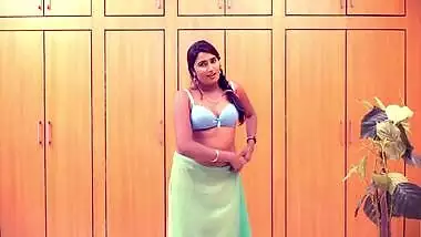 Ravishing Indian actress Swathi Naidu with pigtail dresses on camera