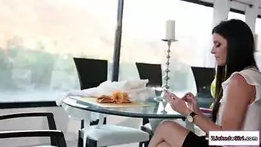 Hot employee lets boss eat her pussy