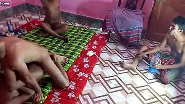 fucks Two guys foursome Sex very much tight pussy bengali Sex