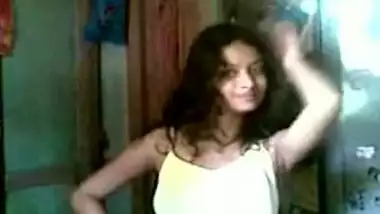 Indian teen self recording her body 