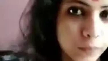 Sexy Mallu Bhabhi Shows Boobs On VC Part 3