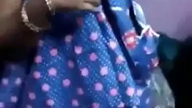 very shy indian aunty stripping infront of...