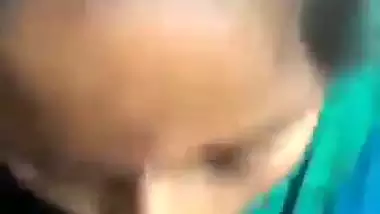 Chennai lady gives a Tamil blowjob to her Devar