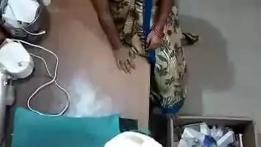 Doctor fingering pussy of patient