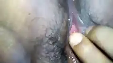 Desi indian milf with wet hairy pussy being fingered