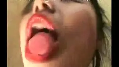 Sexy Lips Of Indian Teen Girl