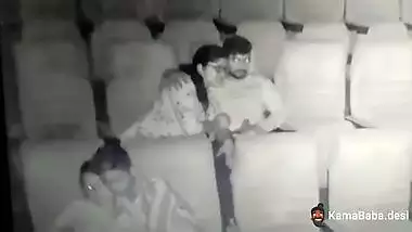Indian movie theater desi romance sex recording