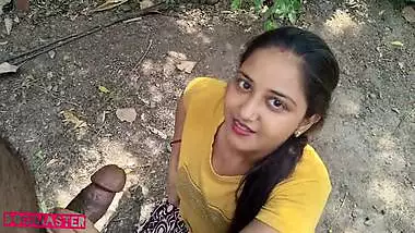Village girl in farm enjoys outdoor sex with lover