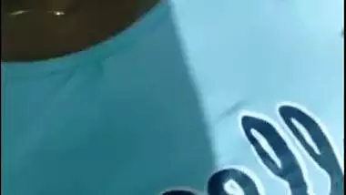 Girlfriend nipple licking by boyfriend before sex