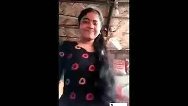 Topless Telugu girl exposing her hot tits