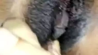 Hairy Cunt Fingering by hubby