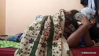Desi lady in mask adores XXX riding and hubby shoves cock into vagina