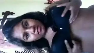 self shoot video of sexy indian gf playing with her bigtits