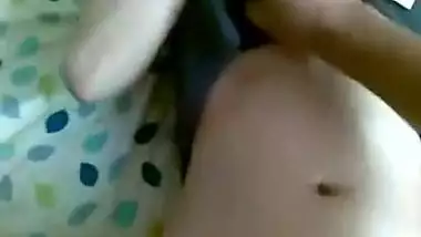 Cumming on the face of the hot NRI school girl