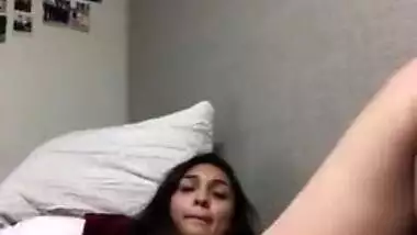 Desi cute girl fingering pussy selfie cam video-2