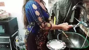 Indian Village Maid Fucked in Kitchen Owner Took Advantage When She Working Alone in Kitchen