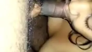 Today Exclusive- Cute Desi Girl Blowjob And Fucked