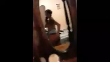 Hot Indian girl alone at home Fingers herself to orgasm