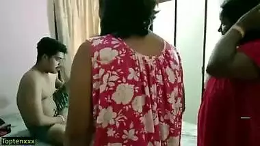 Desi bhabhi and her sister caught devor masturbate! Indian XXX sex