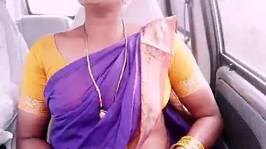 Indian maid car sex Telugu dirty talks.