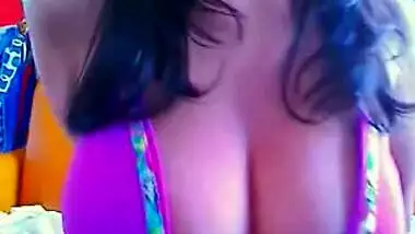 Indian with massive boobies and round ass masturbates online