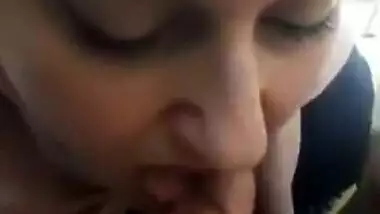 Today Exclusive- Sexy Arab Girl Blowjob In Car