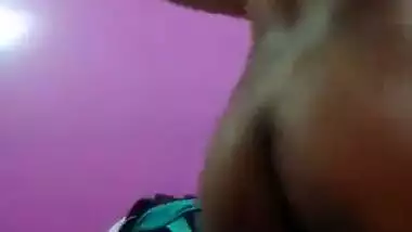 Desi teen ass show and pussy show selfie cam video