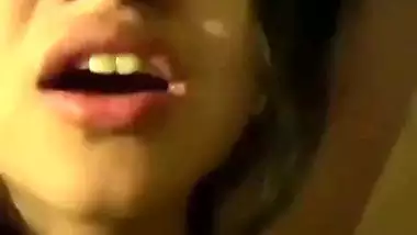 Young girl in BDSM real sex MMS with boyfriend