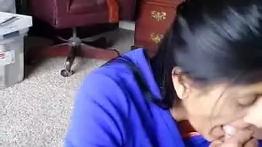 Desi wife sucking Dick and taking Cum in her mouth