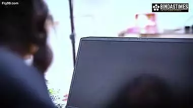 Laptop Service boy fucks Cute Bhabhi hard and accidently creampied ( Full Movie )