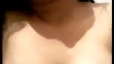 Camgirl's boobs are so sexy that the Desi guy is ready to lick them