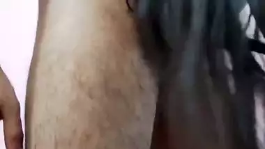 Masked Indian couple hardcore sex and wife blowjob