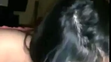 Punjabi girl sucking dick of her BF with cum in mouth