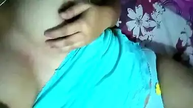 Indian Hot Girl Showing her boobs and pussy Fingering Selfie
