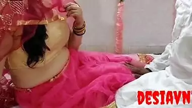 Desi avni newly married enjoy halloween day in clear hindi voice