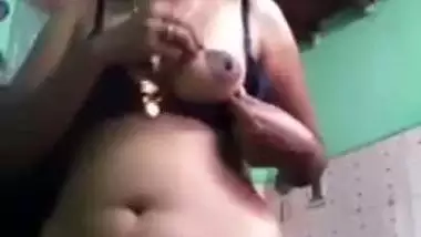 Bengali aunty boob show on a live video call