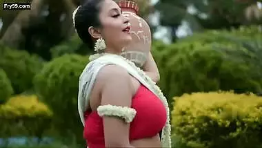 Rimpi as Sakuntala – Conceptual Dance Theme Saree Fashion