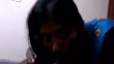 Indian wife sucking her mans cock.