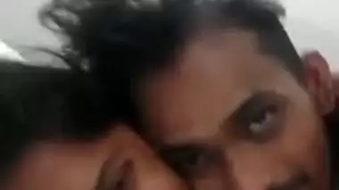 MMS video where Desi girl blows mustached boyfriend's XXX finger